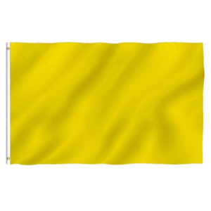 Plain yellow flag