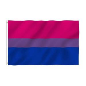 Bi Pride Flag - Bisexual Flags Polyester with Brass Grommets 3 X 5 Ft