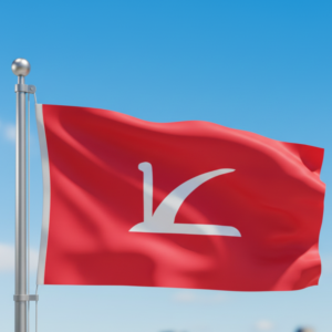 JKNC Jammu & Kashmir National Conference Flag