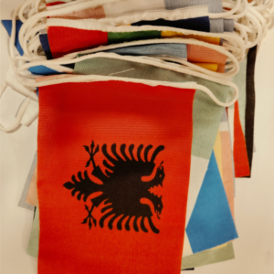 100 Countries String Flag - 82 Feet
