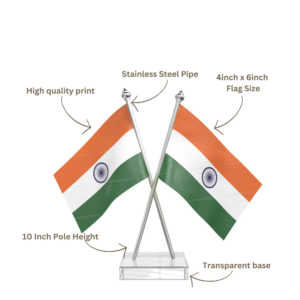 Cross Transparent Table flag