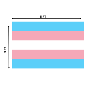 Transgender pride flag