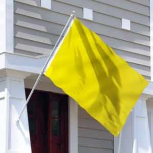 Plain yellow flag