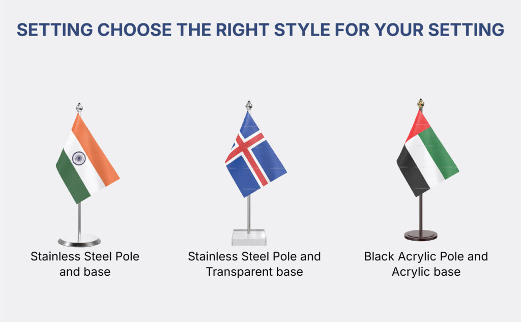 Single Table Flag for office