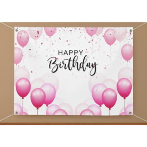 Happy birthday backdrop