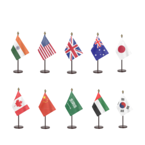 Table Flag set of 10