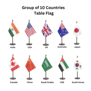 Table Flag set of 10