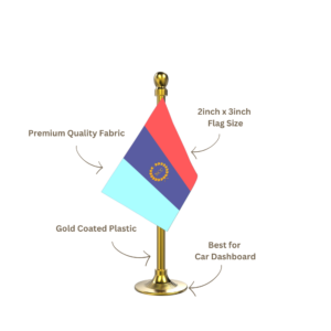National Cadet Corps (NCC) with this elegant Car Dashboard Flag