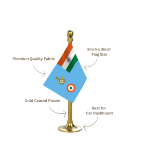 Indian Airforce Car Dashboard Flag