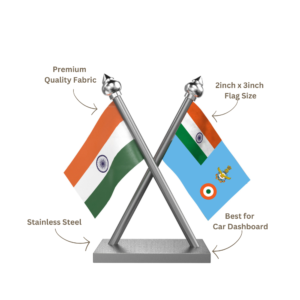 Indian Airforce Car Dashboard Flag