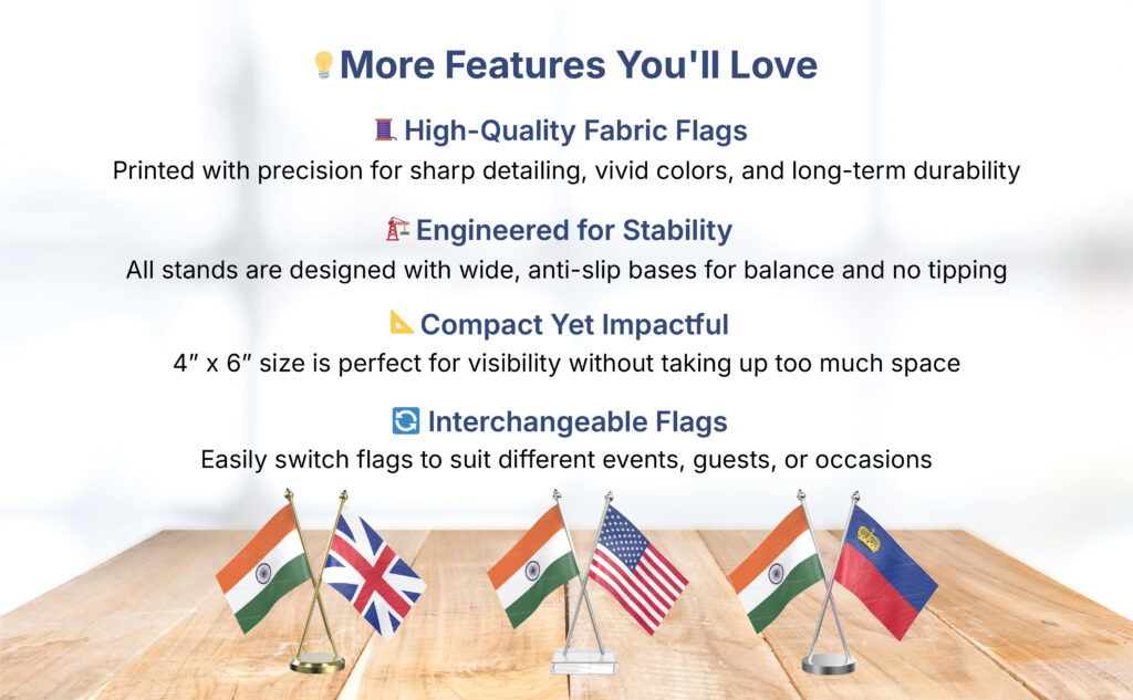 S S T Shape Table Flag