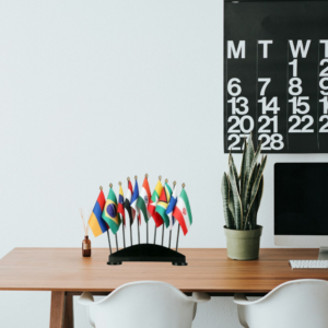 Group Acrylic Table Flag