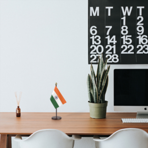 India Table Flag
