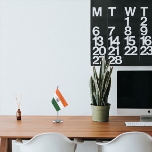 India Table Flag