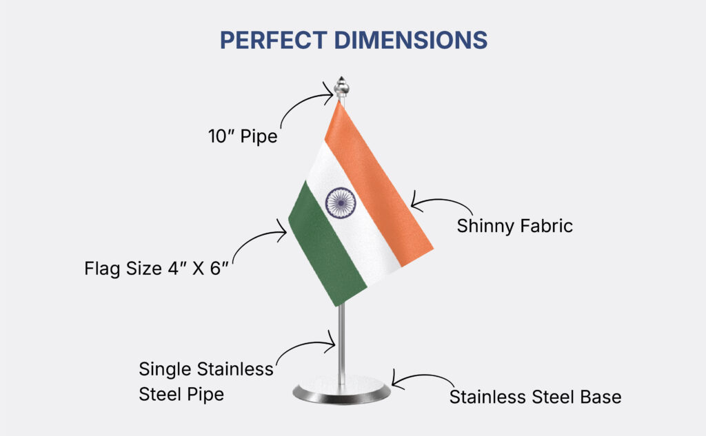 Table flag for office desk