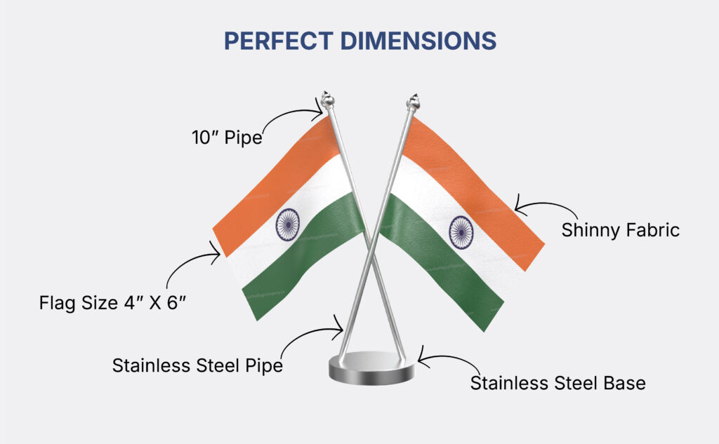 Stainless Steel Table Flag