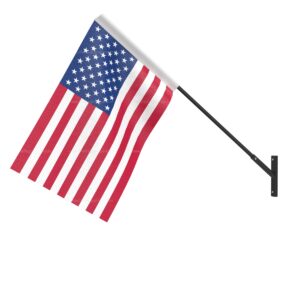 USA Wall Mounted National Flag | Durable Fabric Flag with Wall Bracket