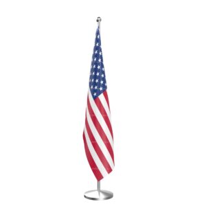 USA National Flag – Indoor Pole Set | Premium Indoor Display Flag with Stand