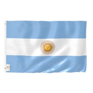 Argentina National Flag - 2ftx3ft Outdoor Flag for Homes, Offices & Events