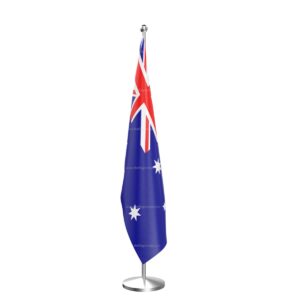 Australia National Flag – Indoor Pole Set | Premium Indoor Display Flag with Stand