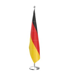 Germany National Flag – Indoor Pole Set | Premium Indoor Display Flag with Stand
