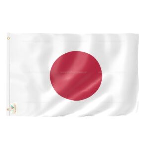 Japan National Flag - 2ftx3ft Outdoor Flag for Homes, Offices & Events