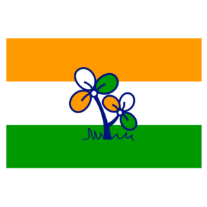 TMC All India Trinamool Congress - 3ft x 5ft Outdoor Flag for Homes, Rallies & Events