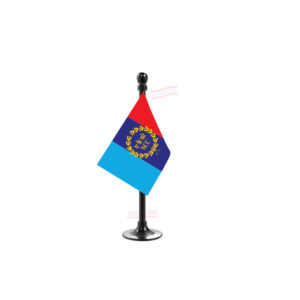 NCC ( National Cadet Corps ) Flag Stand for Car Dashboard-Single Black Plastic | Car Decoration