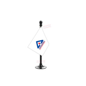 BIS (Bureau of Indian Standards) Flag Stand for Car Dashboard-Single Black Plastic | Car Decoration