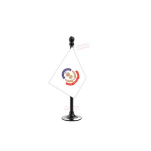 CBI (Central Bureau of Investigation) Flag Stand for Car Dashboard-Single Black Plastic | Car Decoration