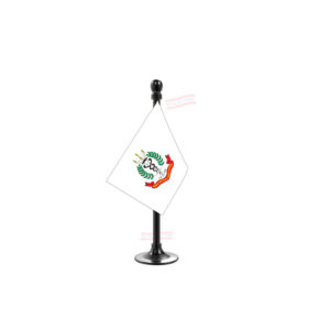 IMA (Indian Medical Association) Flag Stand for Car Dashboard-Single Black Plastic | Car Decoration