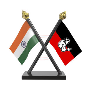 AIADMK Car Dashboard Flag | Cross Acrylic Dashboard Flag |