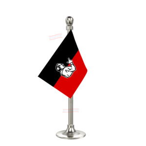 AIADMK Car Dashboard Flag | Single Silver Acrylic Dashboard Flag |