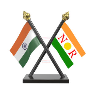AINRC Car Dashboard Flag | Cross Acrylic Dashboard Flag |