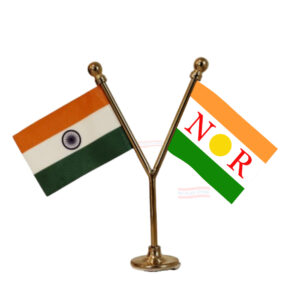 AINRC Car Dashboard Flag | Y Shape Stainless Steel Dashboard Flag |