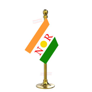 AINRC Car Dashboard Flag | Single Gold Acrylic Dashboard Flag |