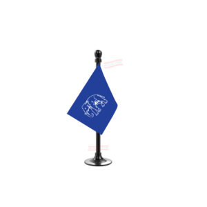 BSP (Bahujan Samaj Party) Car Dashboard Flag | Single Black Acrylic Dashboard Flag |