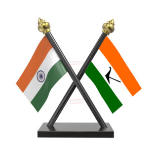 BPF (Bodoland People's Front) Car Dashboard Flag | Cross Acrylic Dashboard Flag |