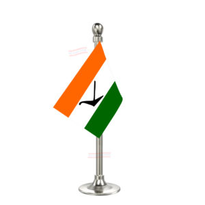 BPF (Bodoland People's Front) Car Dashboard Flag | Single Silver Acrylic Dashboard Flag |