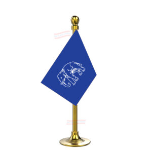 BSP (Bahujan Samaj Party) Car Dashboard Flag | Single Gold Acrylic Dashboard Flag |
