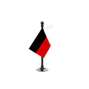 DMK (Dravida Munnetra Kazhagam) Car Dashboard Flag | Single Black Acrylic Dashboard Flag |