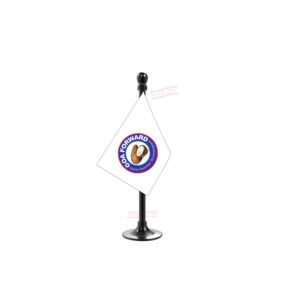 GFP (Goa Forward Party) Car Dashboard Flag | Single Black Acrylic Dashboard Flag |