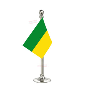 IPFT (Indigenous People's Front of Tripura) Car Dashboard Flag | Single Silver Acrylic Dashboard Flag |