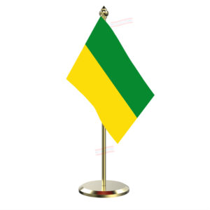 IPFT (Indigenous People's Front of Tripura) Flag Table Miniature Flag With Brass Base And Brass Pole