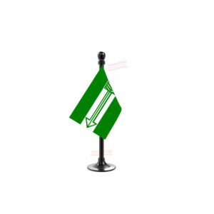 JDU (Janata Dal United ) Car Dashboard Flag | Single Black Acrylic Dashboard Flag |