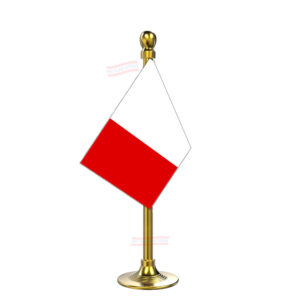 KCP Kerala Congress Party Car Dashboard Flag | Single Gold Acrylic Dashboard Flag |