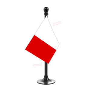 KCP Kerala Congress Party Car Dashboard Flag | Single Black Acrylic Dashboard Flag |