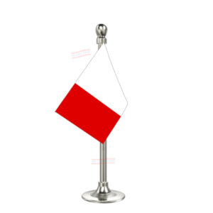 KCP Kerala Congress Party Car Dashboard Flag | Single Silver Acrylic Dashboard Flag |