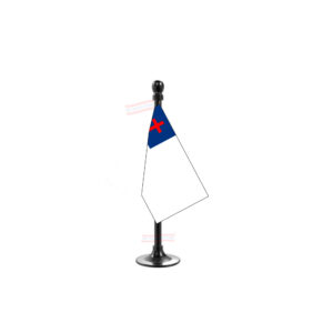 Christian Flag Stand for Car Dashboard-Single Black Plastic | Car Decoration