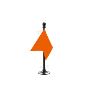 Bhagwa Flag Stand for Car Dashboard-Single Black Plastic | Car Decoration